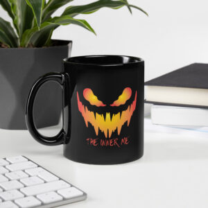 The Inner Me Black Glossy Mug
