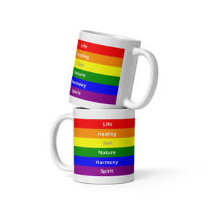 Pride White glossy mug